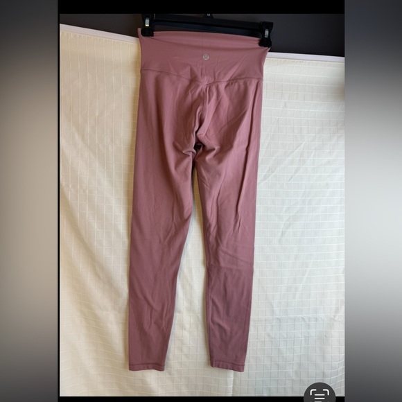 Lululemon Wonder Under  Soft Leggings Full Length Light Pink Size 4 - Picture 2 of 3